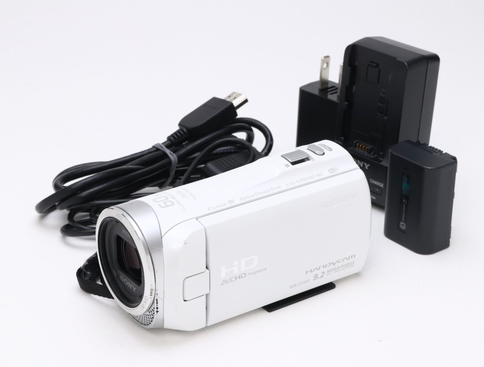 極美品 SONY HANDYCAM HDR-CX480 ホワイト 【公式通販】