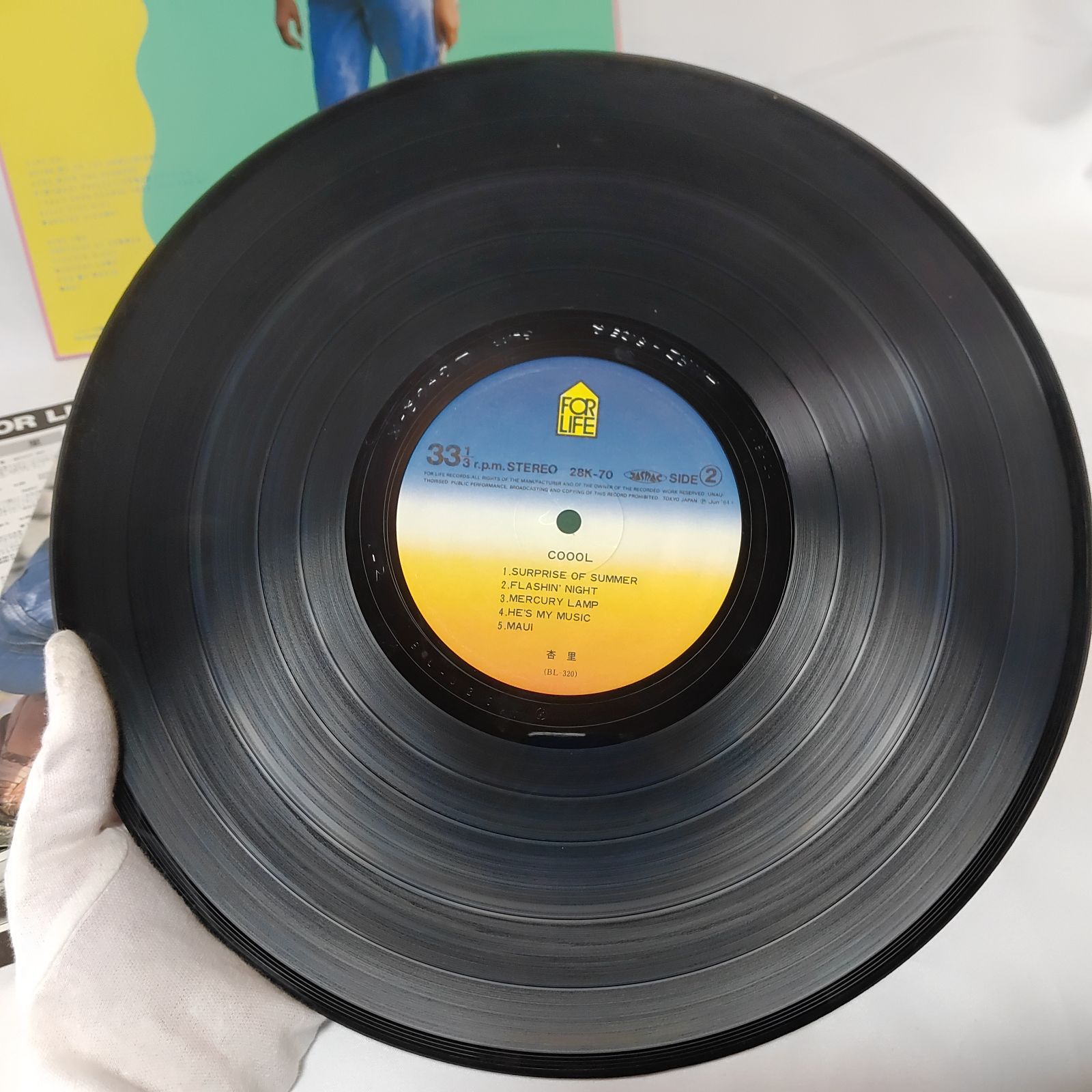中古美品】 City Pop名盤 杏里 ANRI / COOOL LPレコード 角松敏生 