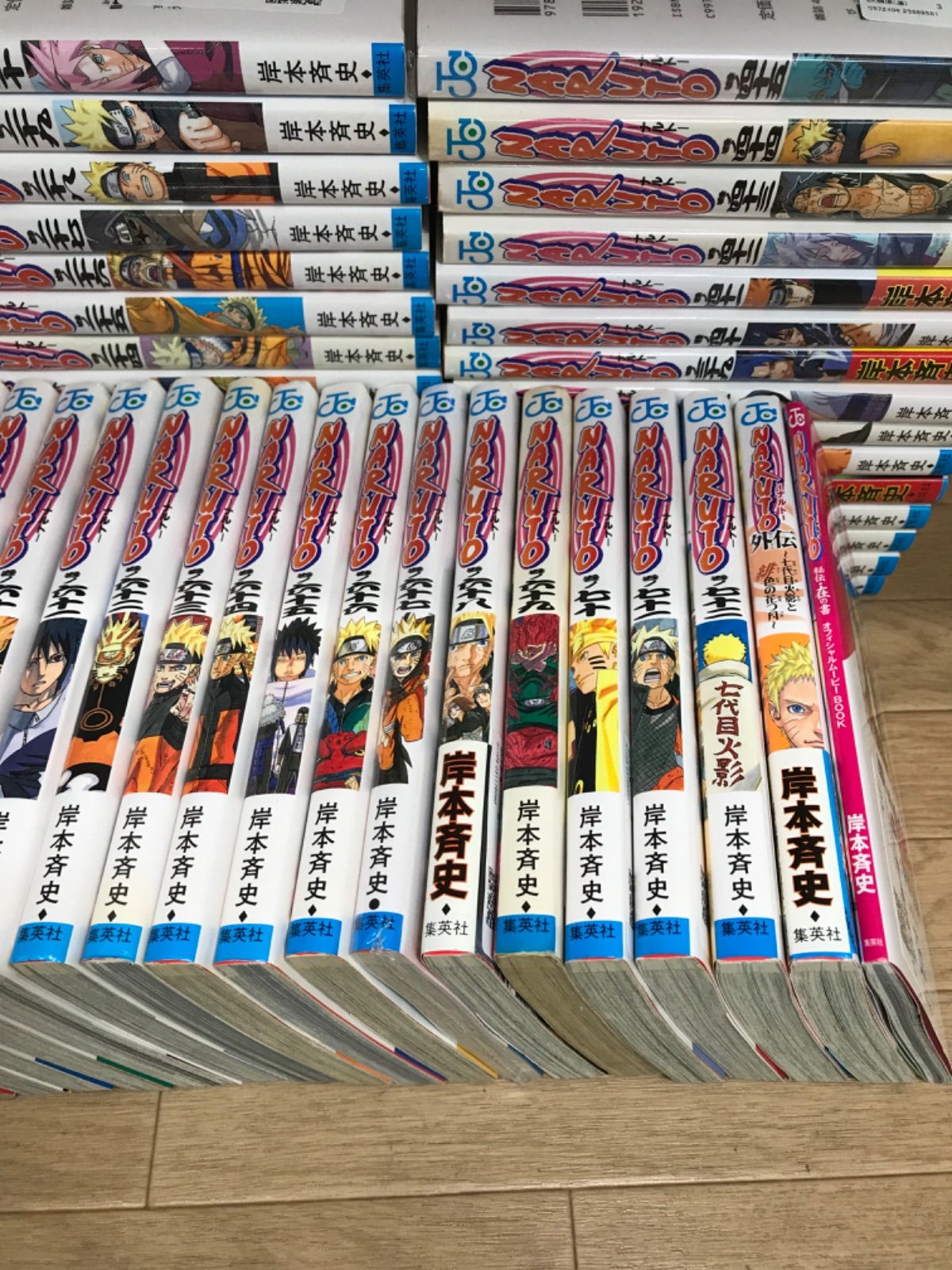 ☆NARUTO ナルト 1~72巻 全巻＋外伝・在の書 コミックセット 岸本斉史