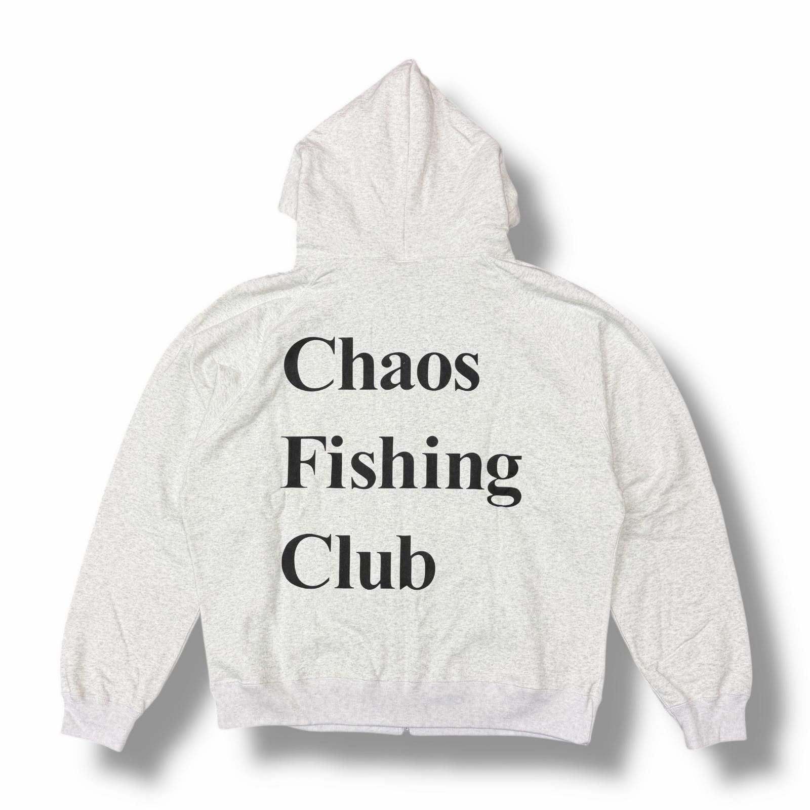 参考上代24200円 未使用 Chaos Fishing Club 25SS Logo Zip Up Hoodie 