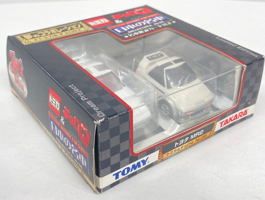 トイカード トミカ&チョロQ日本の名車 トヨタ MR2 (白) 2台セット