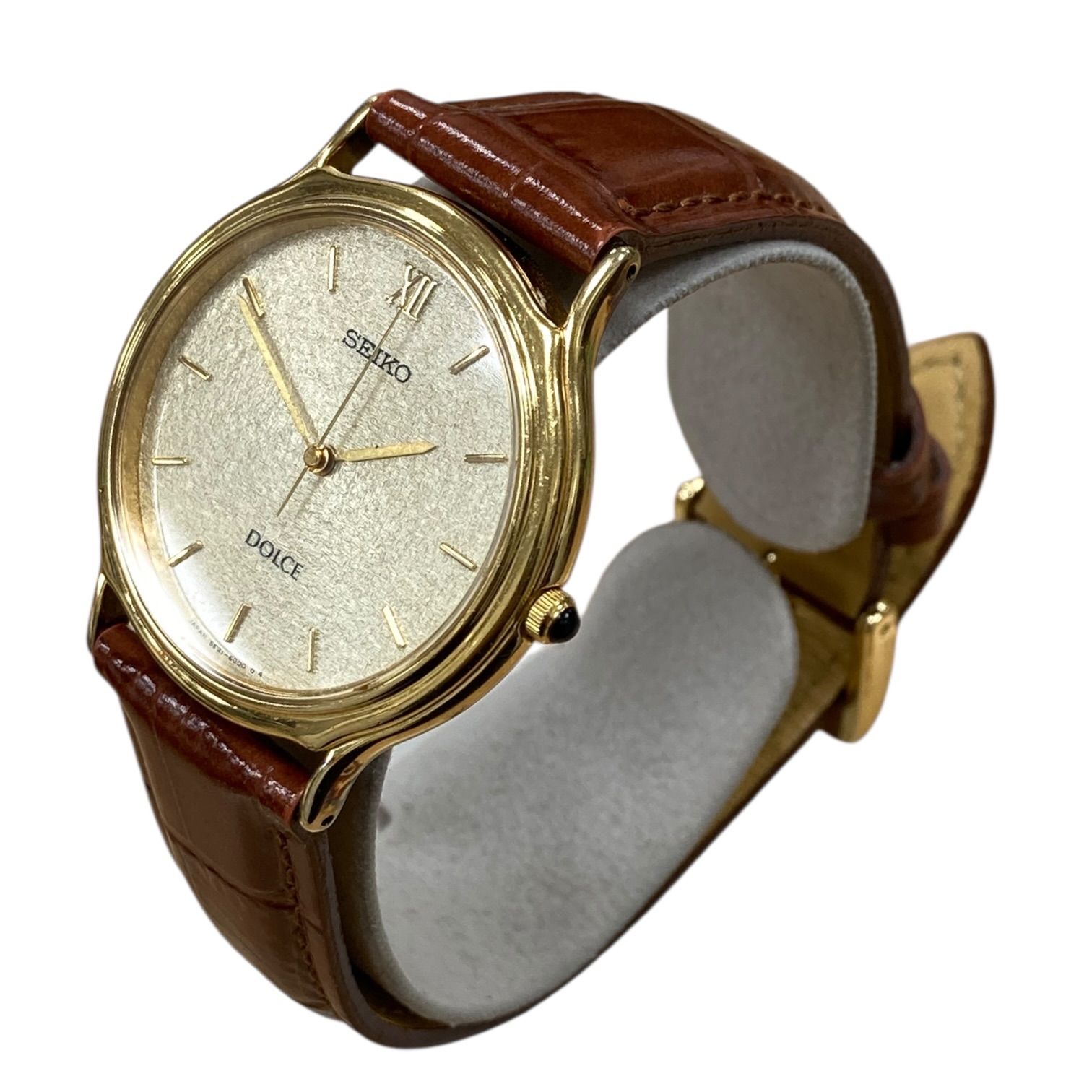 ☆稼働品☆ SEIKO セイコー DOLCE ドルチェ 5E31-6D60 メンズ腕時計 