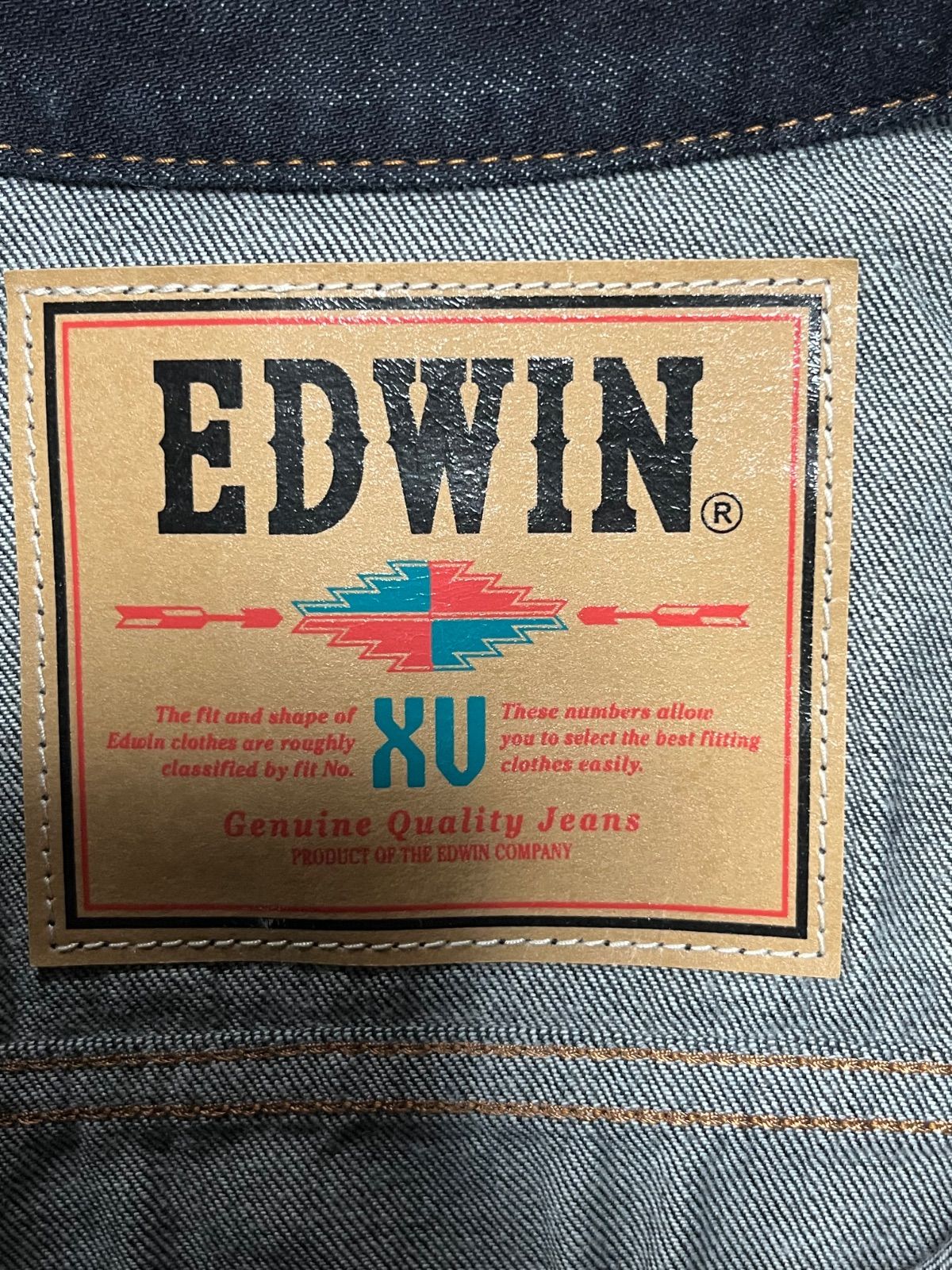 エドウィン EDWIN XVシリーズ デニムジャケット Gジャン メンズ 