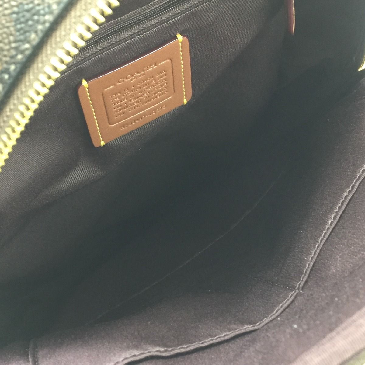 COACH コーチ バックパック シグネチャー PVC CZ176 ブラックx 