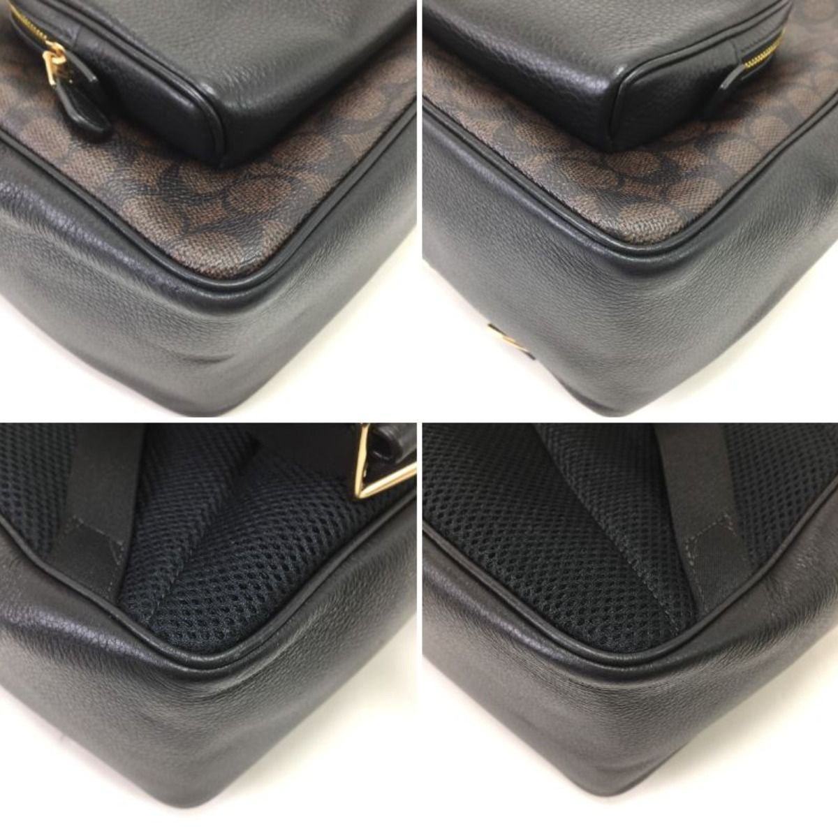 COACH コーチ バックパック シグネチャー PVC CZ176 ブラックx 