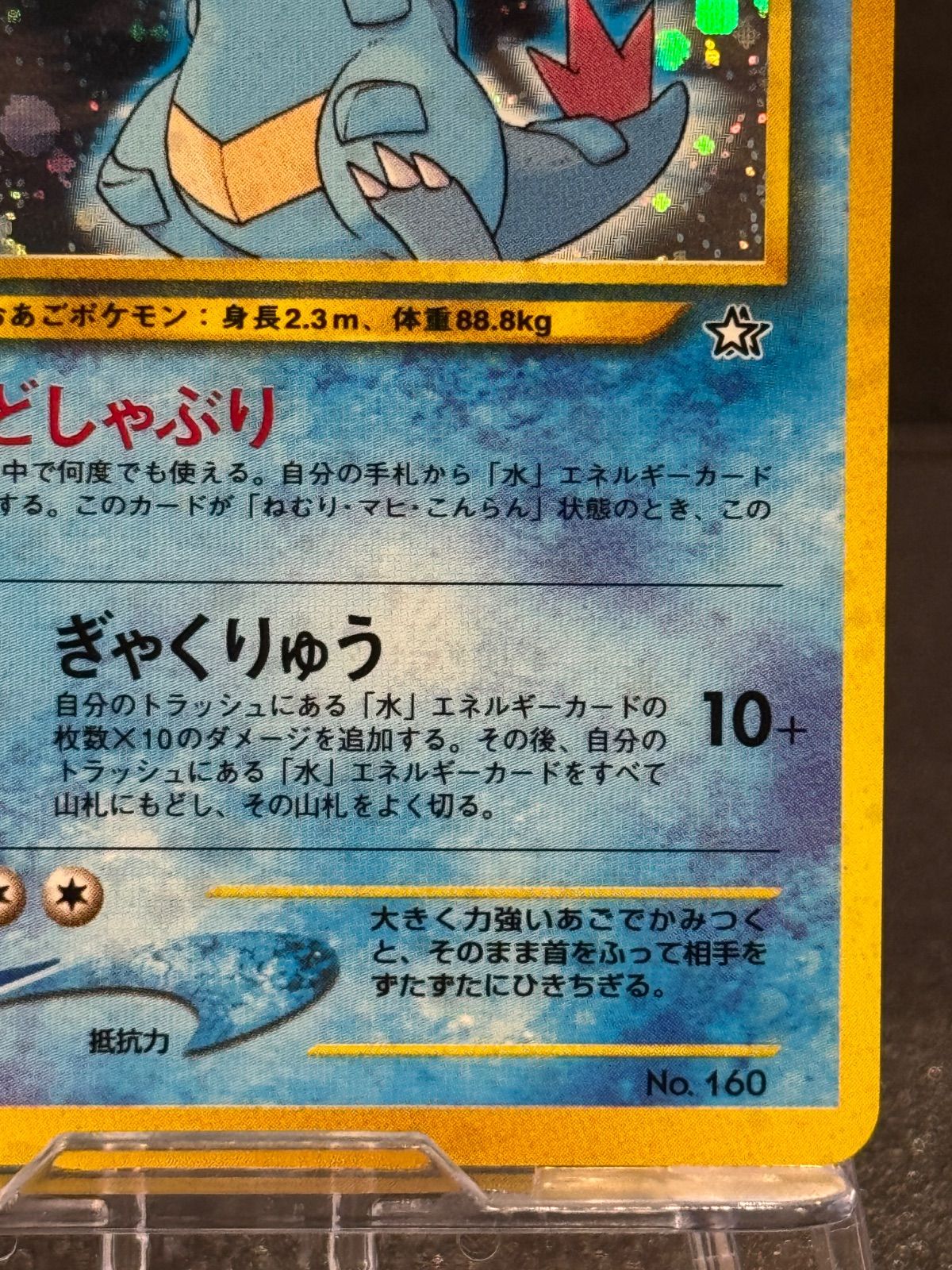 旧裏】オーダイル LV.69 No.160 プレミアムファイル ポケモンカード