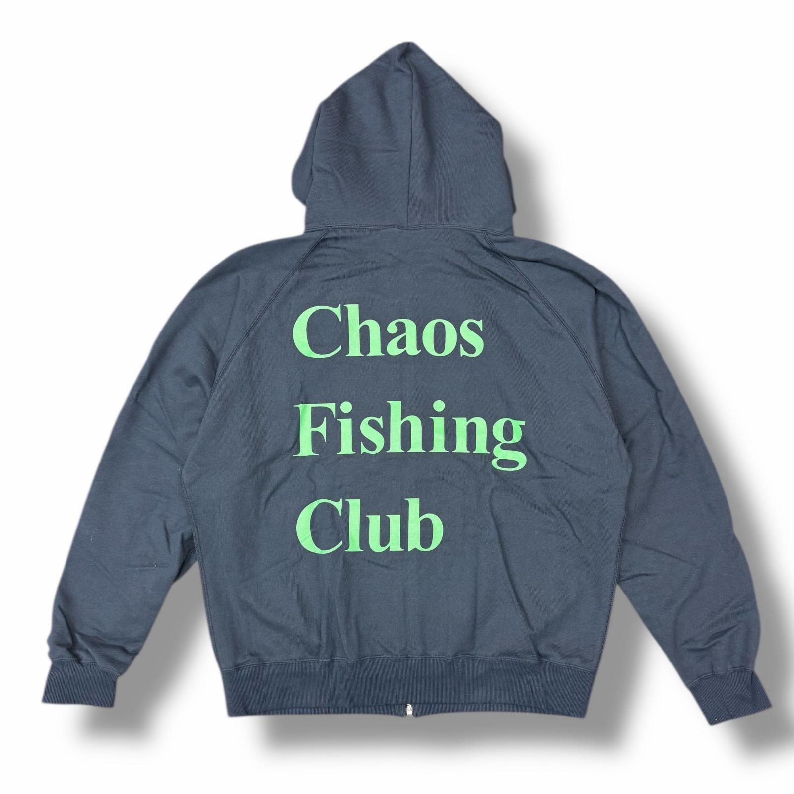 参考上代24200円 未使用 Chaos Fishing Club 25SS Logo Zip Up Hoodie 