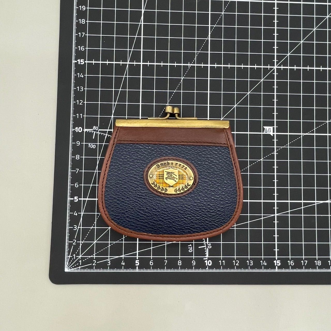 美品 BURBERRY バーバリー コインケース 小銭入れ ヴィンテージ レザー 