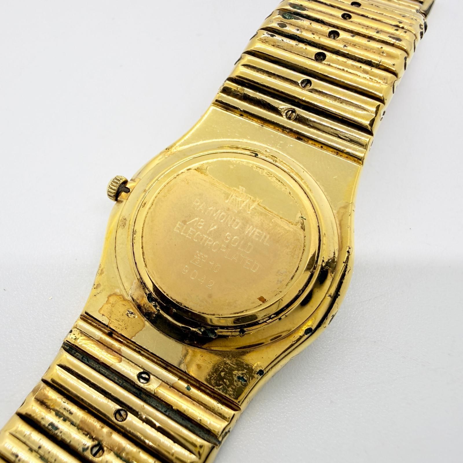 RAYMOND WEIL レイモンド ウェイル ゴールド QZ メンズ 現状品 9042