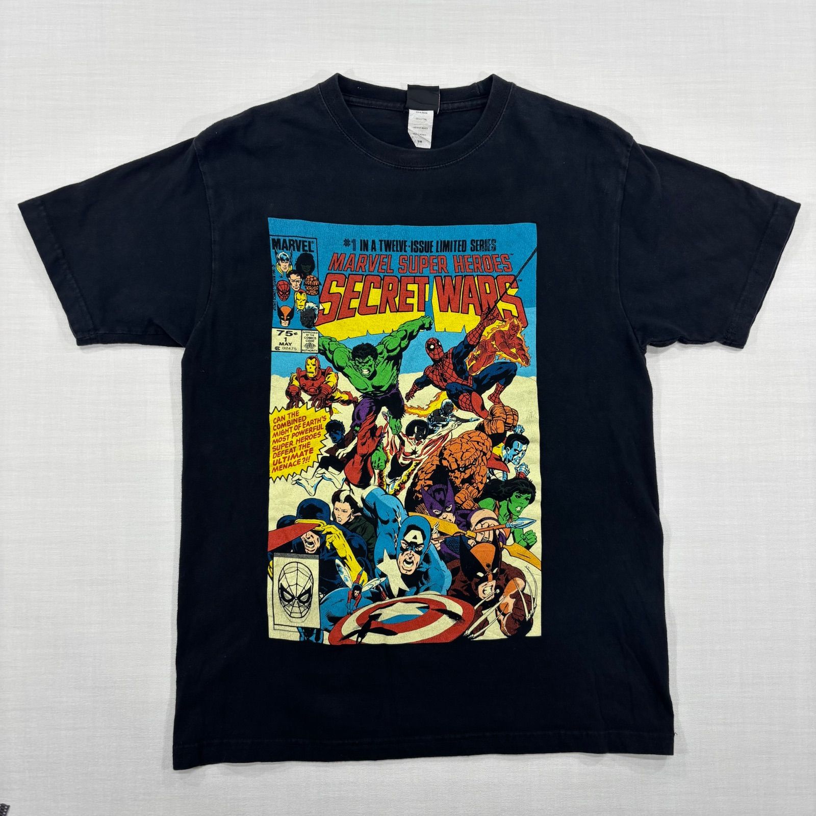 MCU話題作】マーベル シークレットウォーズ Tシャツ 黒 M アメコミ