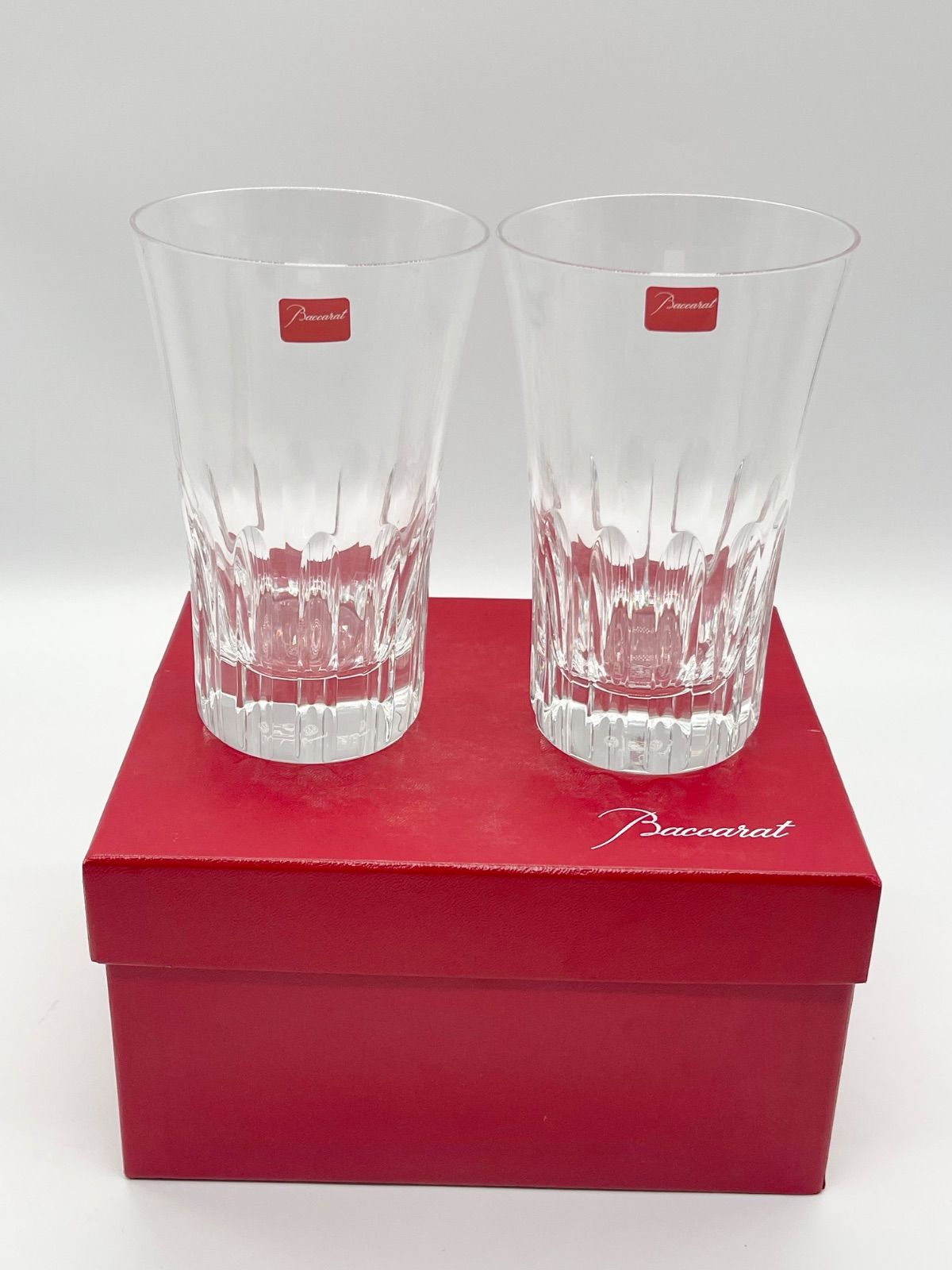 Baccarat クリスタルグラス 2個セット Baccarat クリスタルグラス 2個セット バカラ グラス セット」の人気