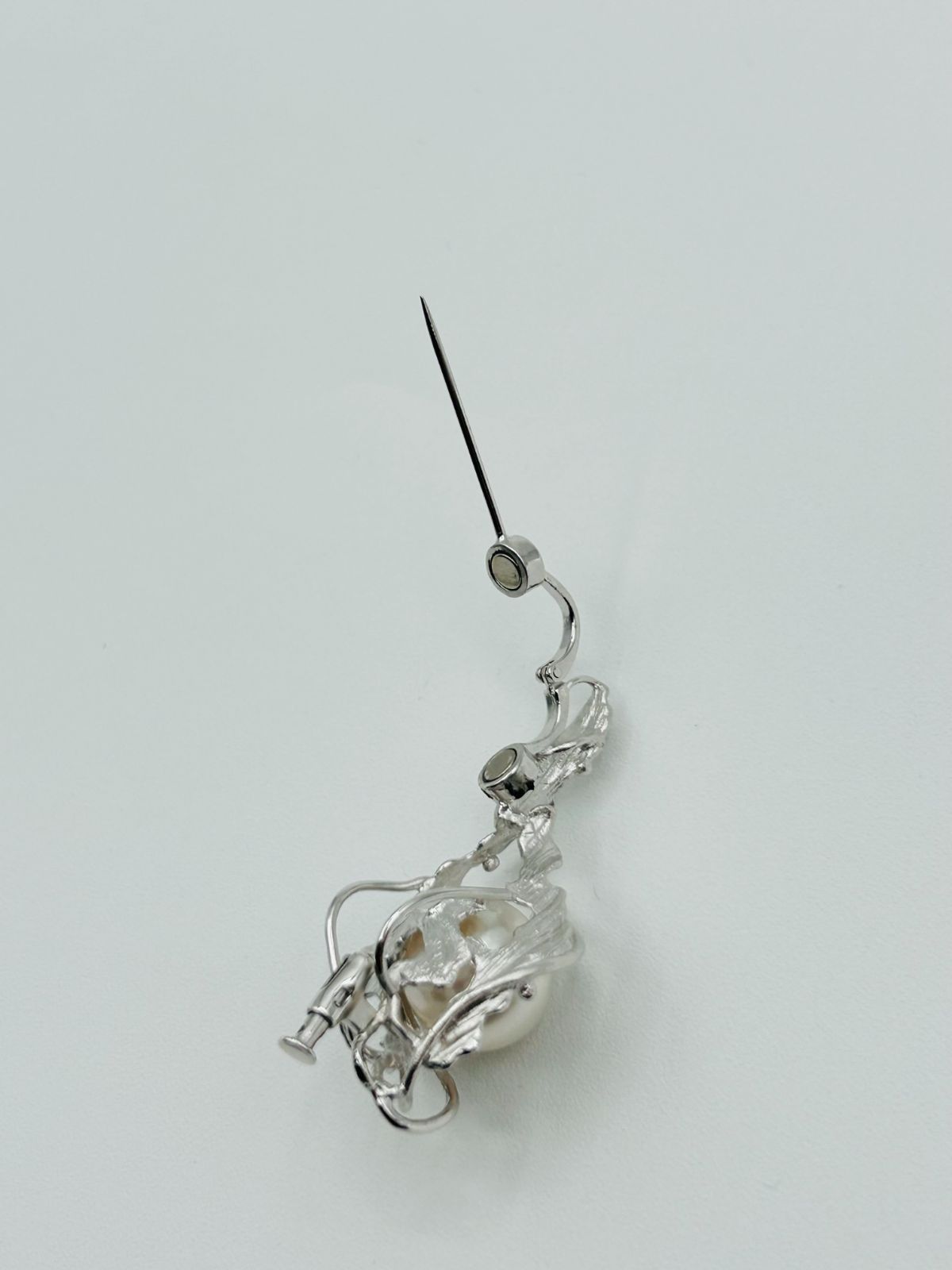 SV 白蝶真珠 バロック ブローチ P SOUTH 南洋 | 12.0mm ペンダント 