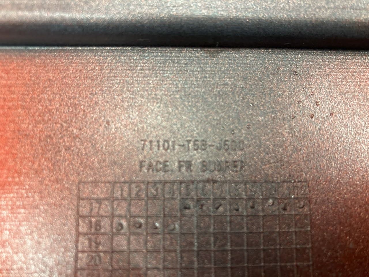 フィット GP6 フロントバンパーフェース ハイブリッド S ホンダ