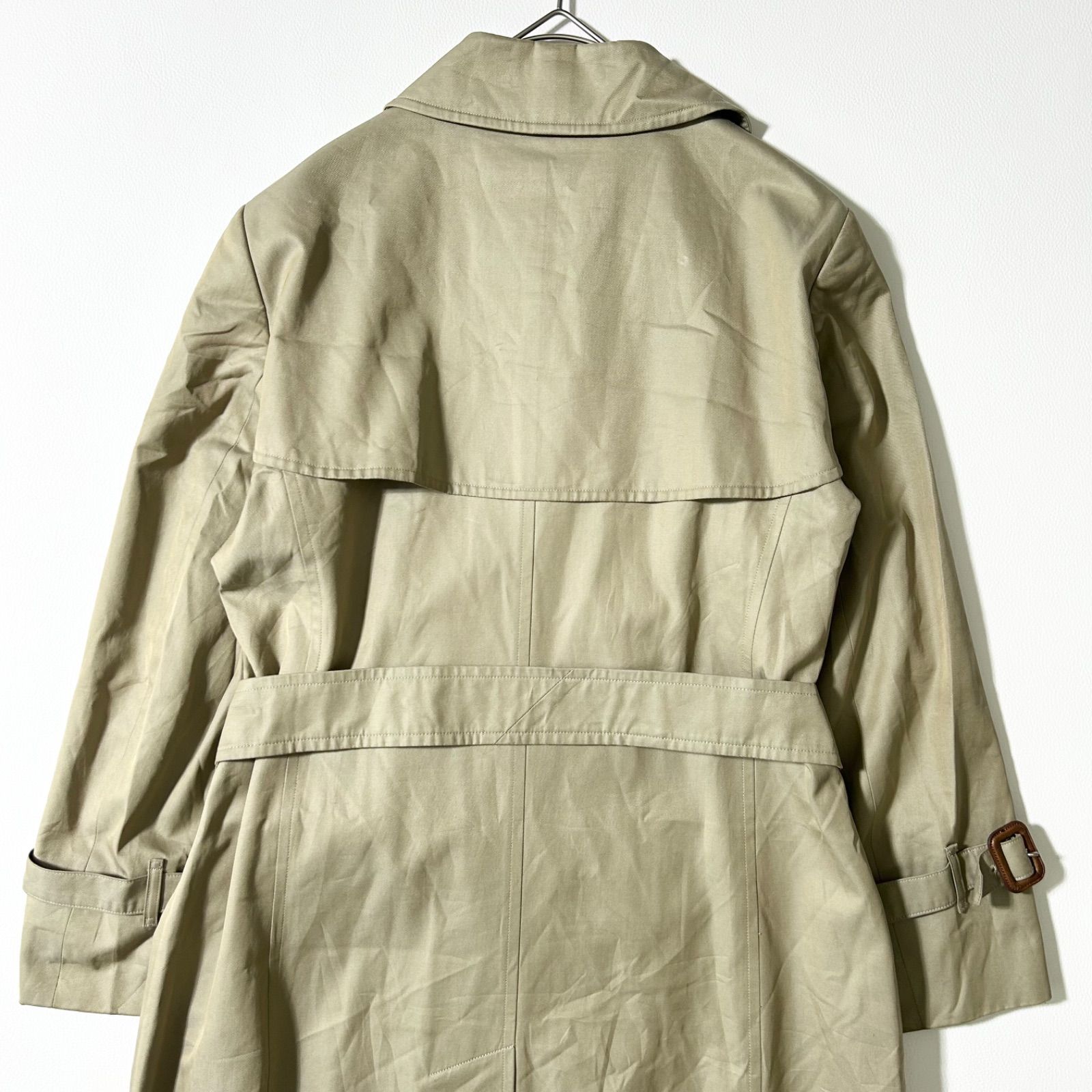 3358y美品 バーバリーズ トレンチコートベルト ベージュカーキ M