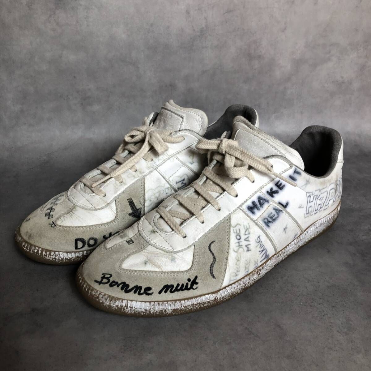 PQ258◇MAISON MARGIELA : REPLICA 落書き ジャーマントレーナー◇43