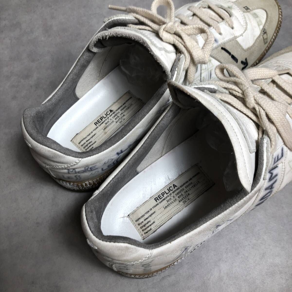 メンズ Masion Margiela ジャーマントレーナー REPLICA 43白
