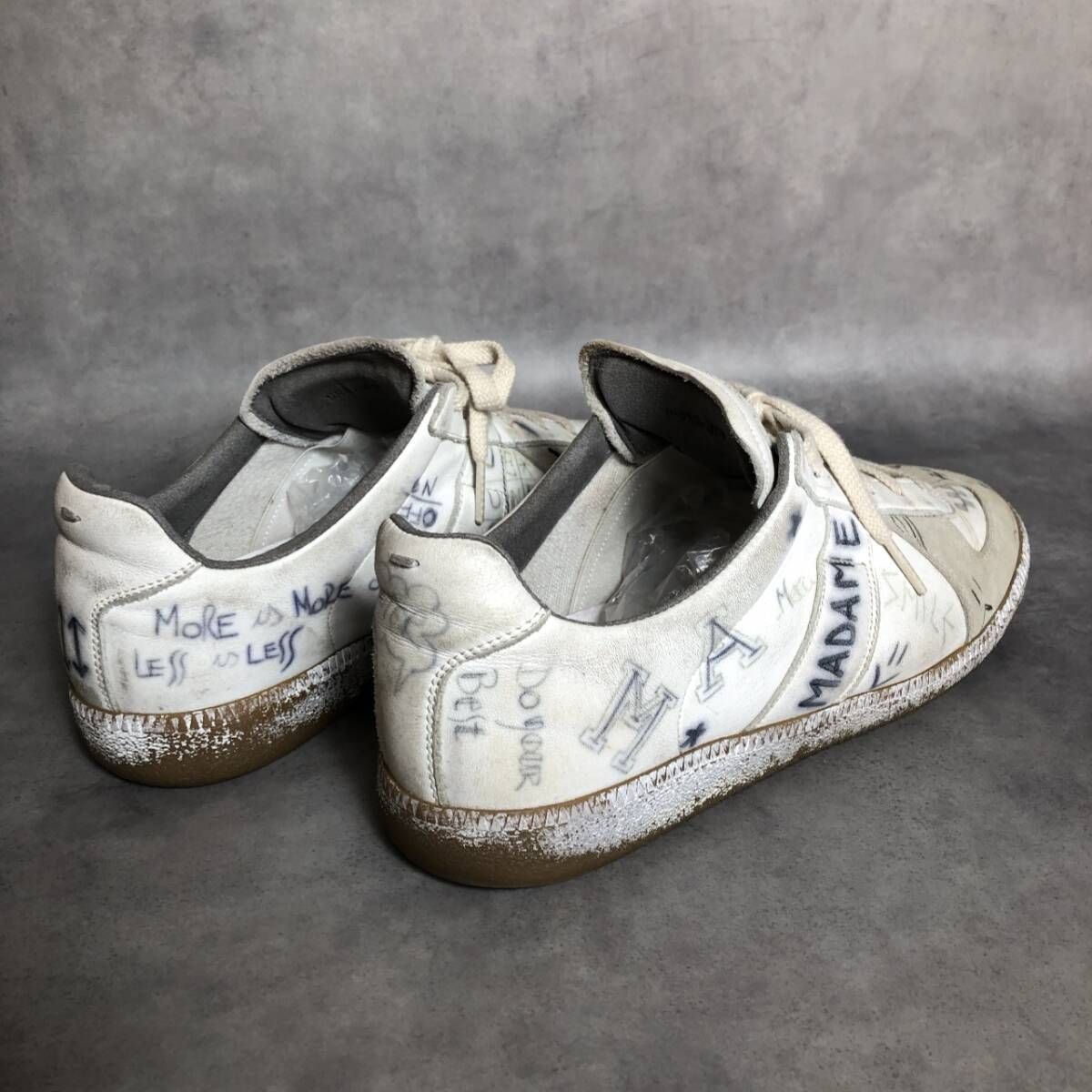 PQ258◇MAISON MARGIELA : REPLICA 落書き ジャーマントレーナー◇43 