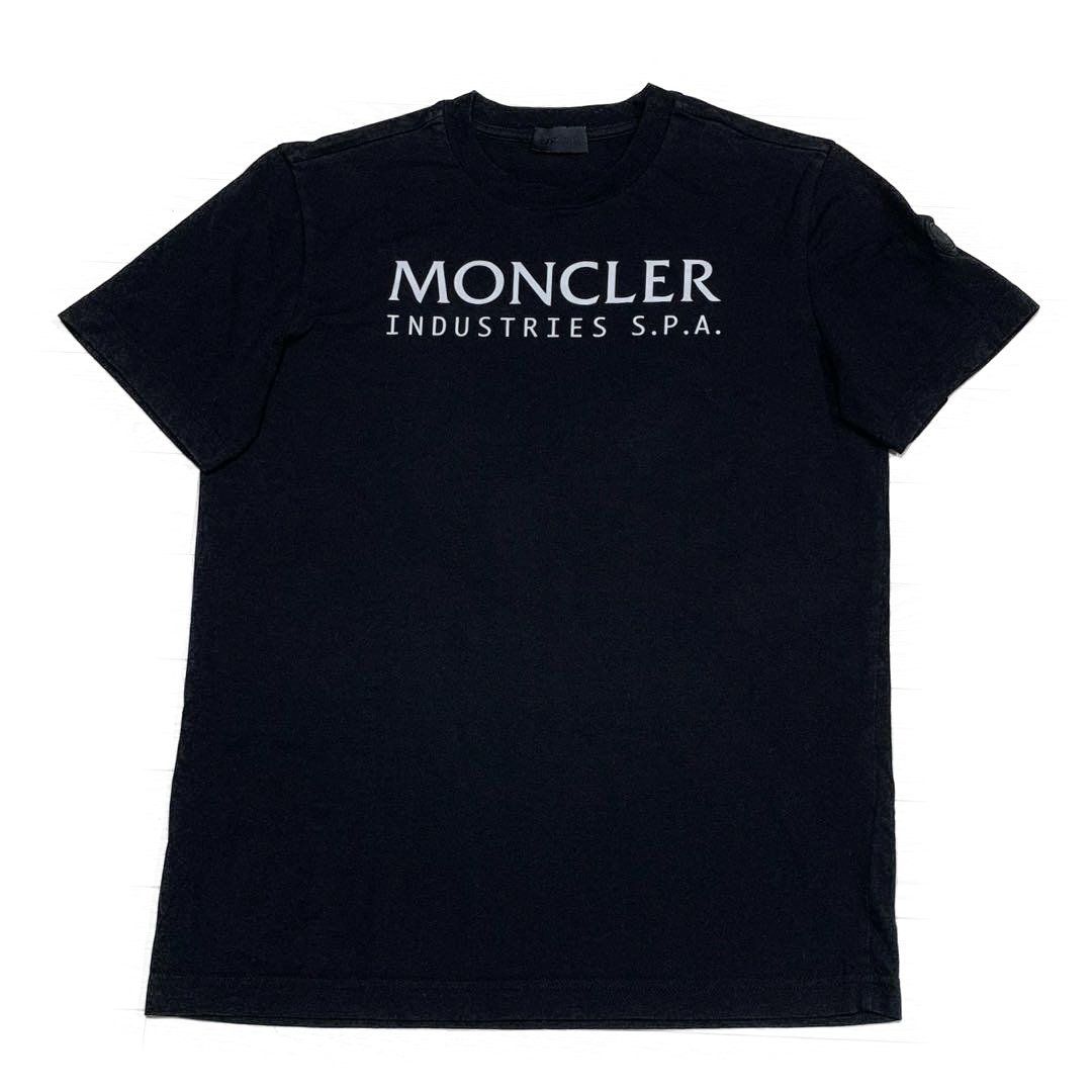 モンクレール 黒ワッペン ブラック Tシャツ S 国内正規品 5S125 - メルカリ