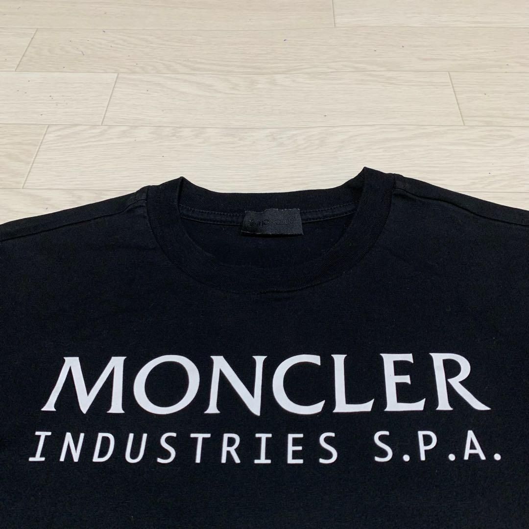 モンクレール 黒ワッペン ブラック Tシャツ S 国内正規品 5S125 - メルカリ