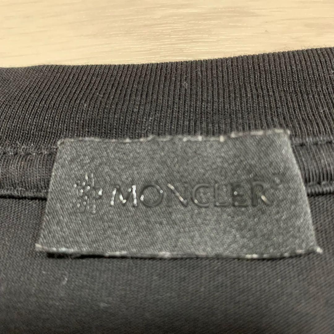 モンクレール 黒ワッペン ブラック Tシャツ S 国内正規品 5S125 - メルカリ