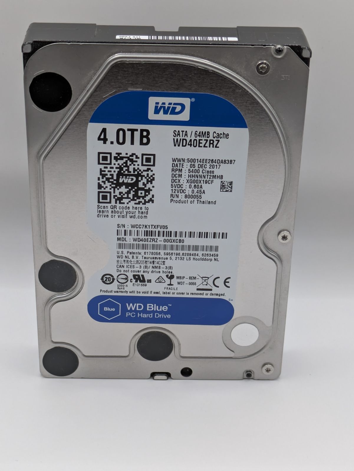 ウエスタンデジタル WD Blue 内蔵 HDD ハードディスク 8TB ウエスタン
