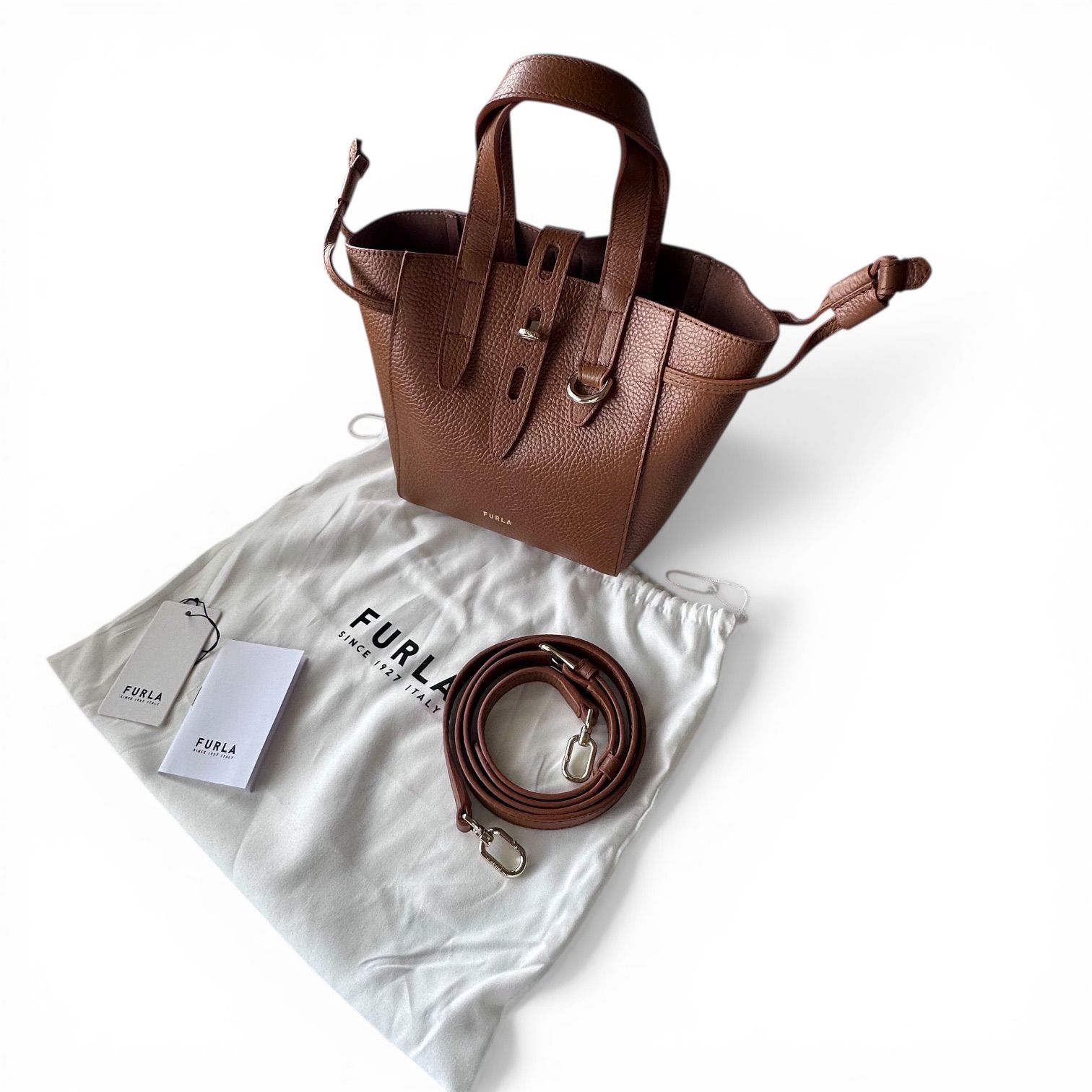未使用品】FURLA NET MINI TOTE フルラ ネットミニトートバッグ 未使用品】FURLA NET MINI TOTE フルラ ネットミニトートバッグ