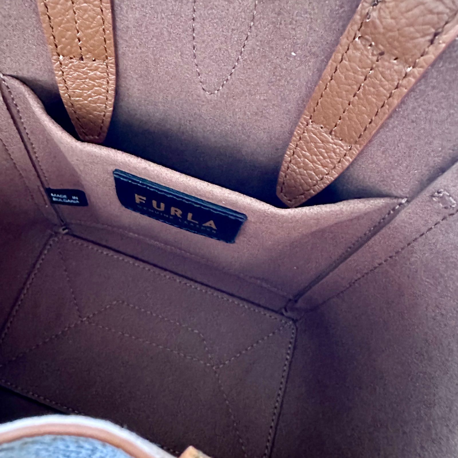 未使用品】FURLA NET MINI TOTE フルラ ネットミニトートバッグ 