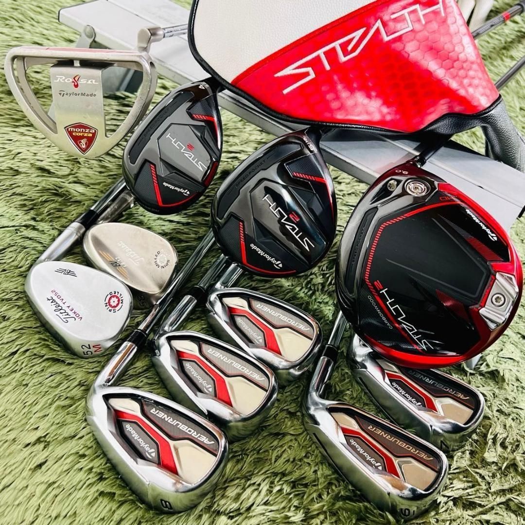 テーラーメイド ステルス2 11本セット メンズゴルフ フルセット 初心者