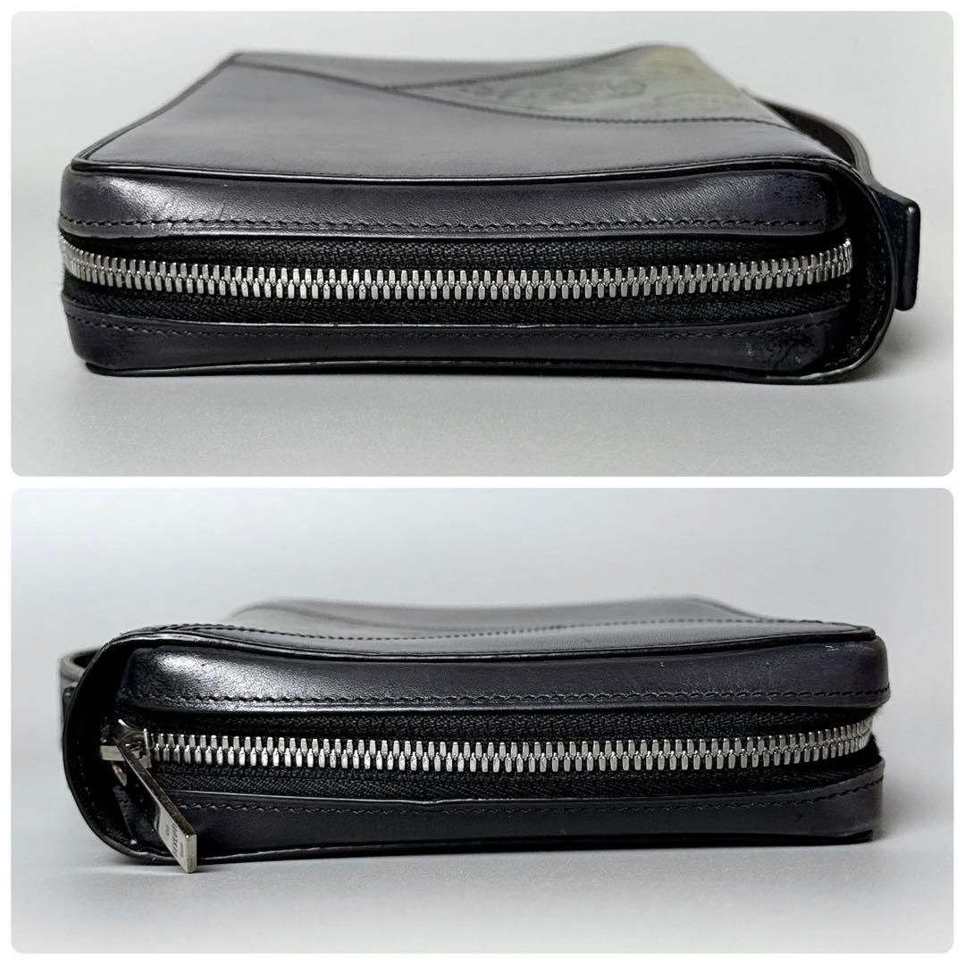 Berluti / イタウバ ワイド ウォレット カリグラフィー クラッチバッグ 