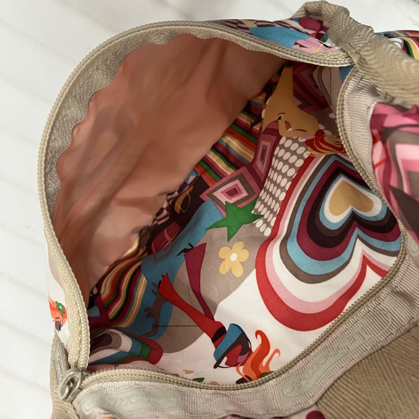 711 LeSportsac レスポートサック ボストンバッグ 2way ラージ 