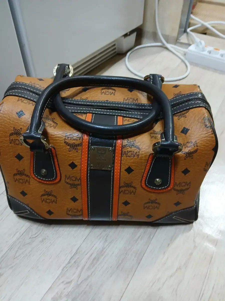 MCM ボストンバッグ ブラウン トートバッグ 【公式通販】