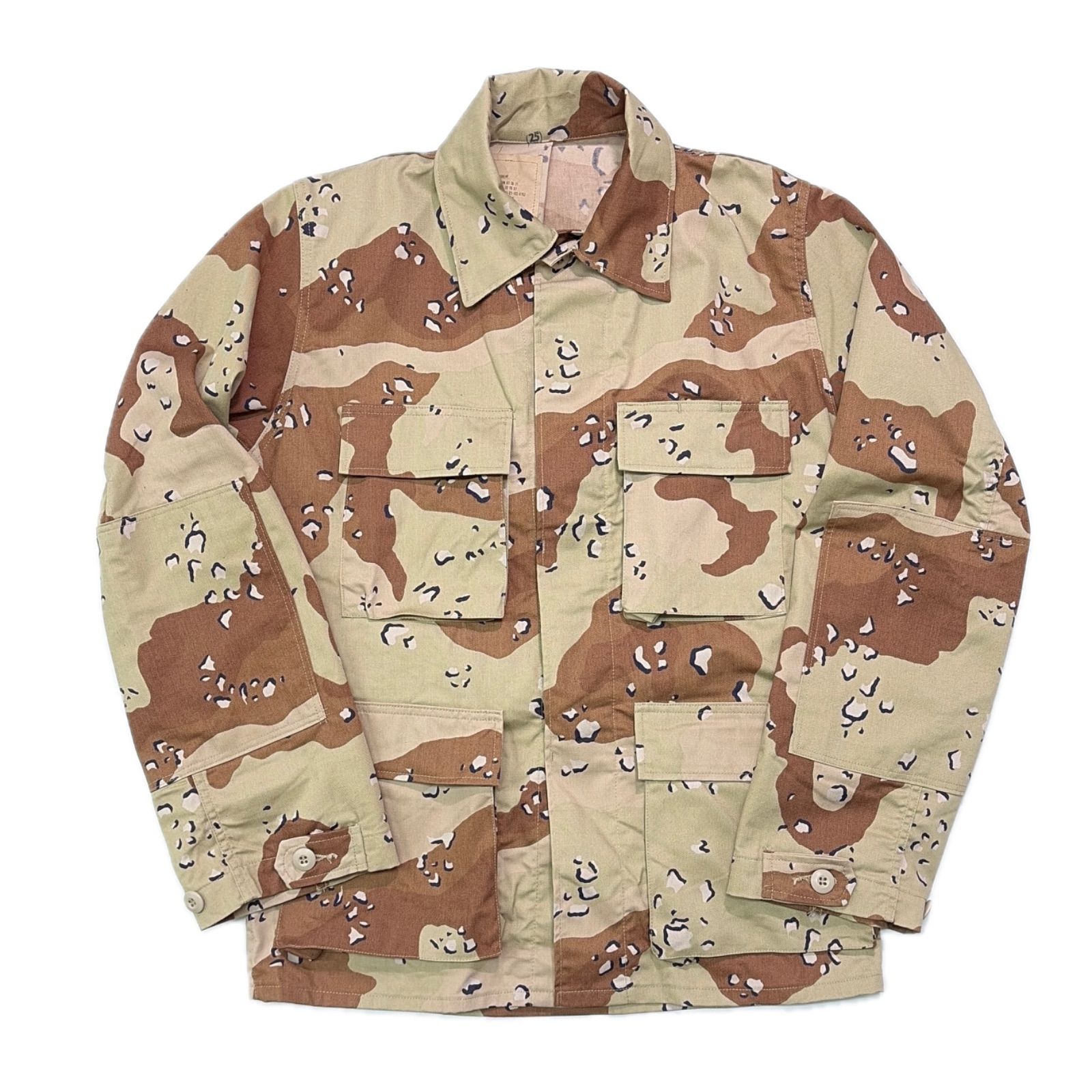 bdu 米軍 デッドストック 80s US ARMY BDU ジャケット 米軍 チョコ 