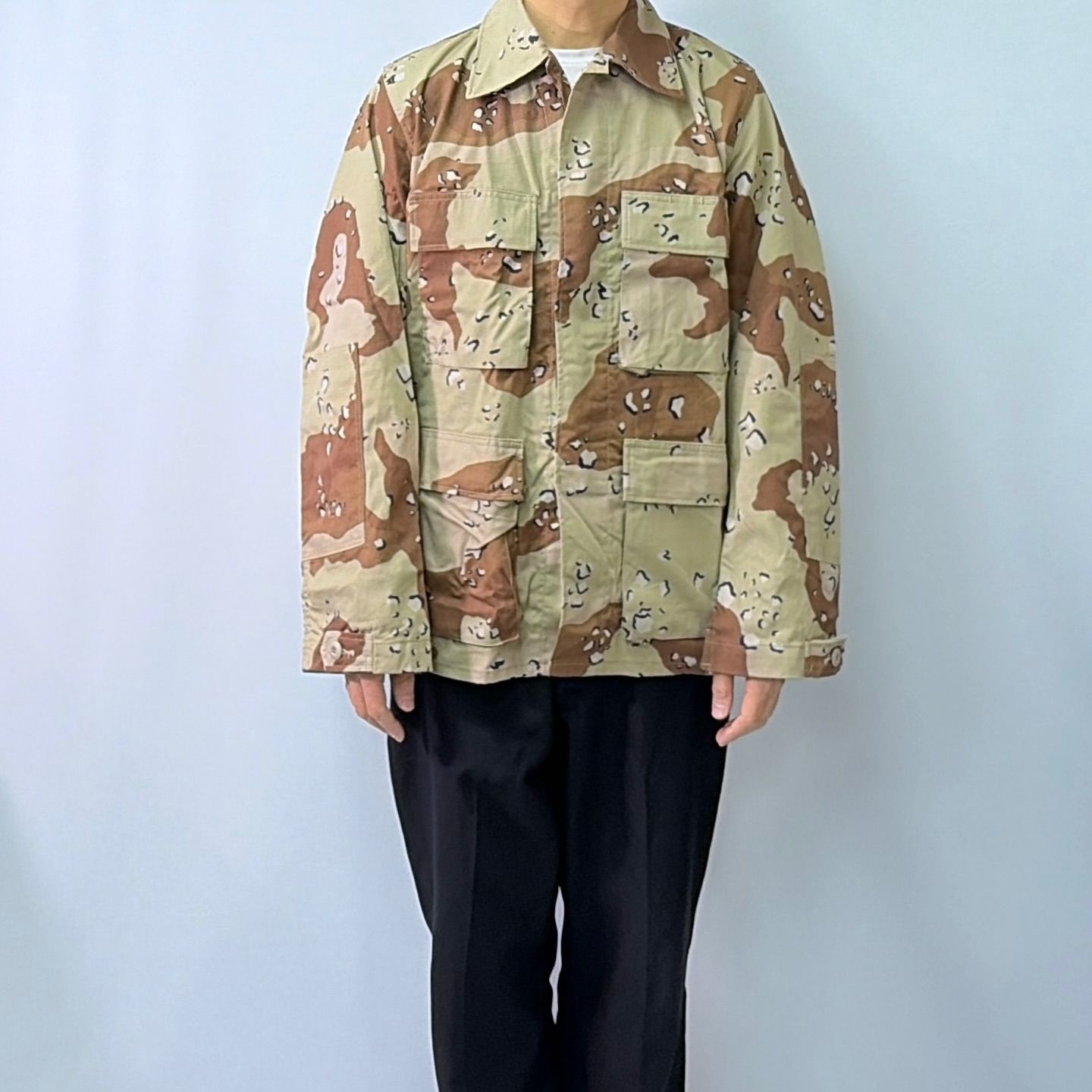 古着 80年代 米軍実品 迷彩柄 6C デザートチョコチップカモ B.D.U 80s