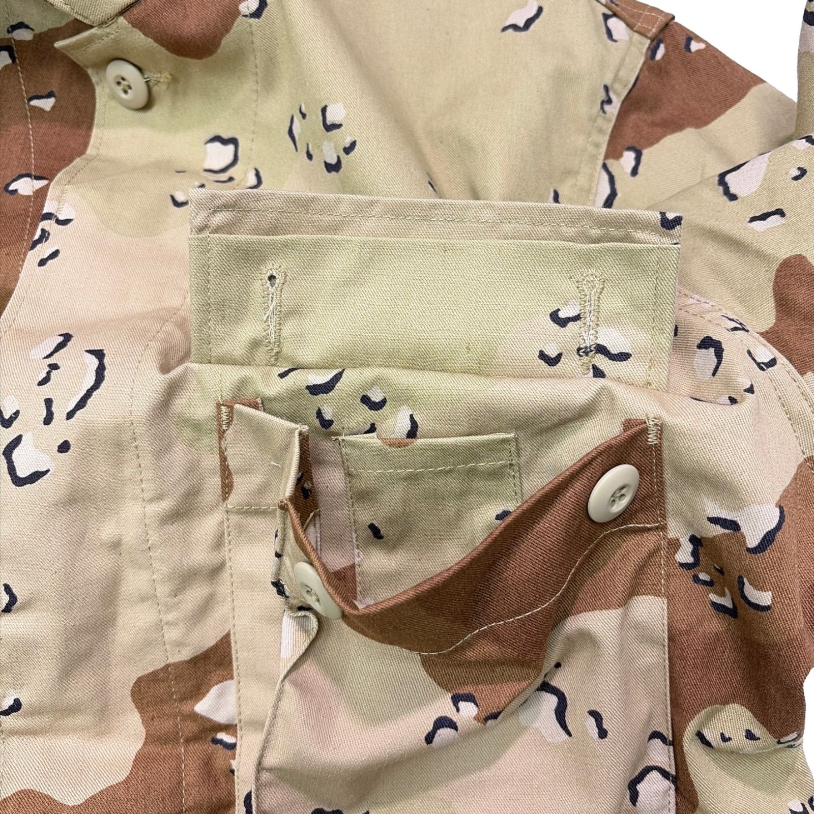 デッドストック 80s US ARMY BDU ジャケット 米軍 チョコチップ 迷彩 