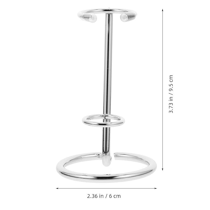新品】 EXCEART 水晶球用六角柱スタンド ディスプレイ用天然石飾り台
