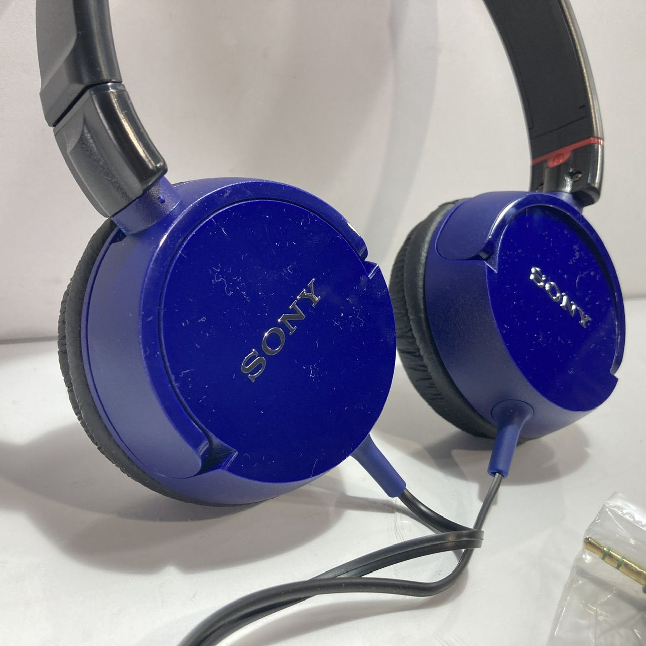 SONY ソニー ヘッドホン MDR-ZX100 Walkman、iPod対応 ブルー ジャンク
