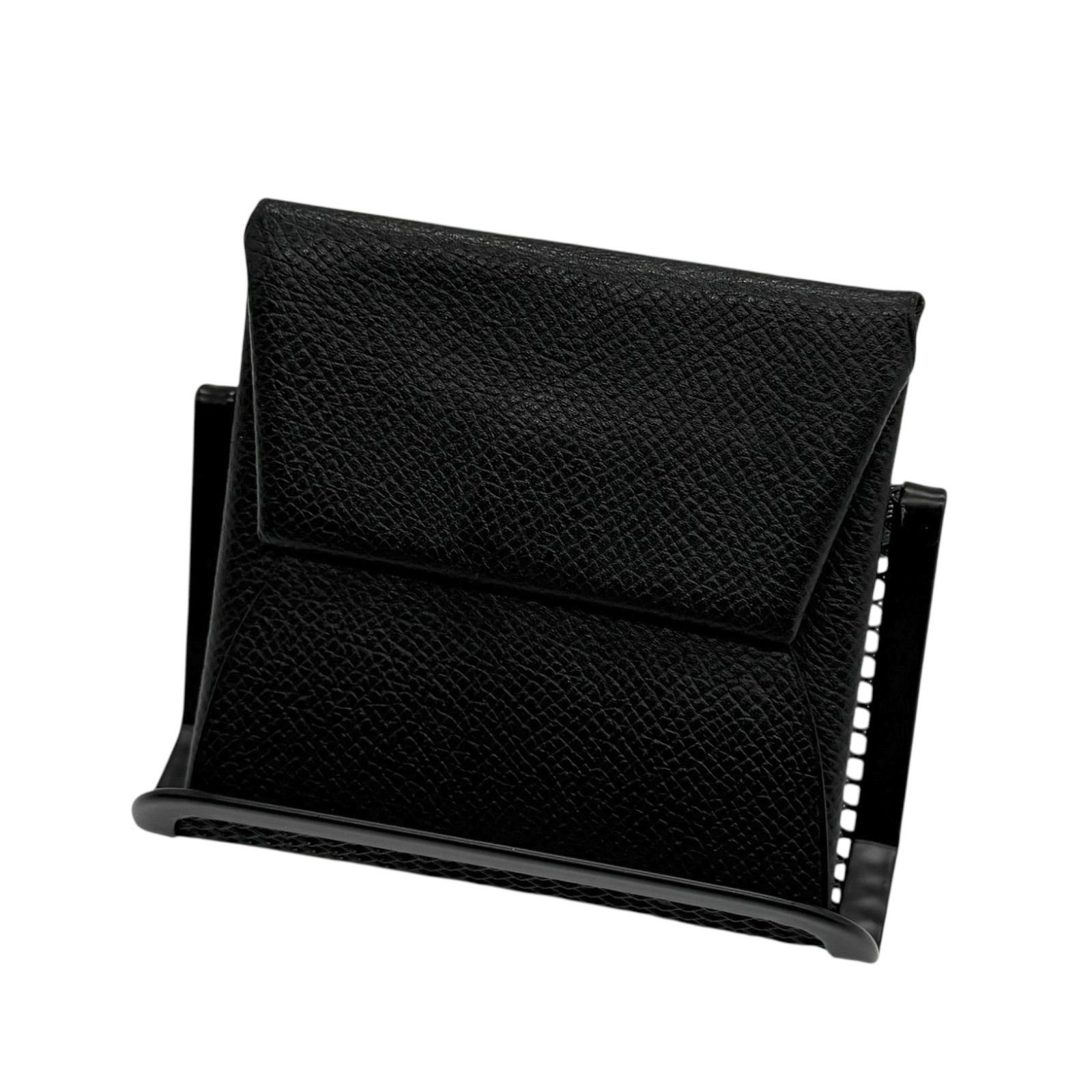 箱付き HERMES エルメス バスティア コインケース 小銭入れ ブラック 