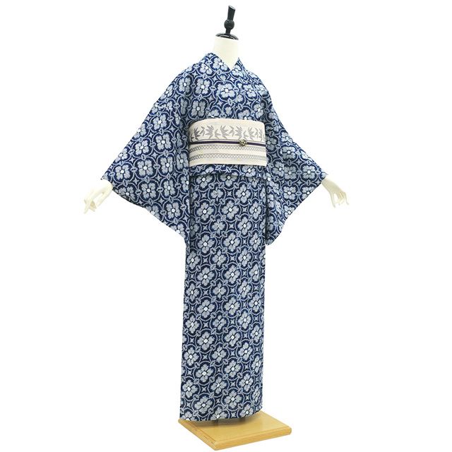 新古品】 夏物 本場有松鳴海絞り 浴衣 未使用 竹田嘉兵衛商店 ゆかた