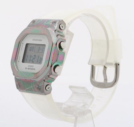 未使用 CASIO G-SHOCK 40周年限定 GM-S5640GEM-7JR レインボーメタル