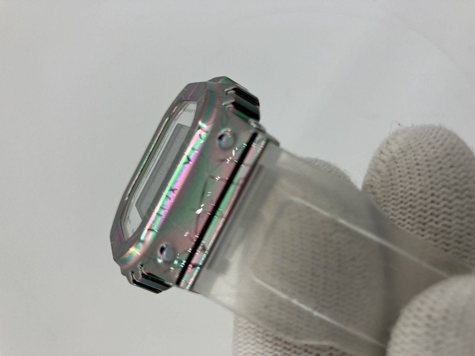 未使用 CASIO G-SHOCK 40周年限定 GM-S5640GEM-7JR レインボーメタル 