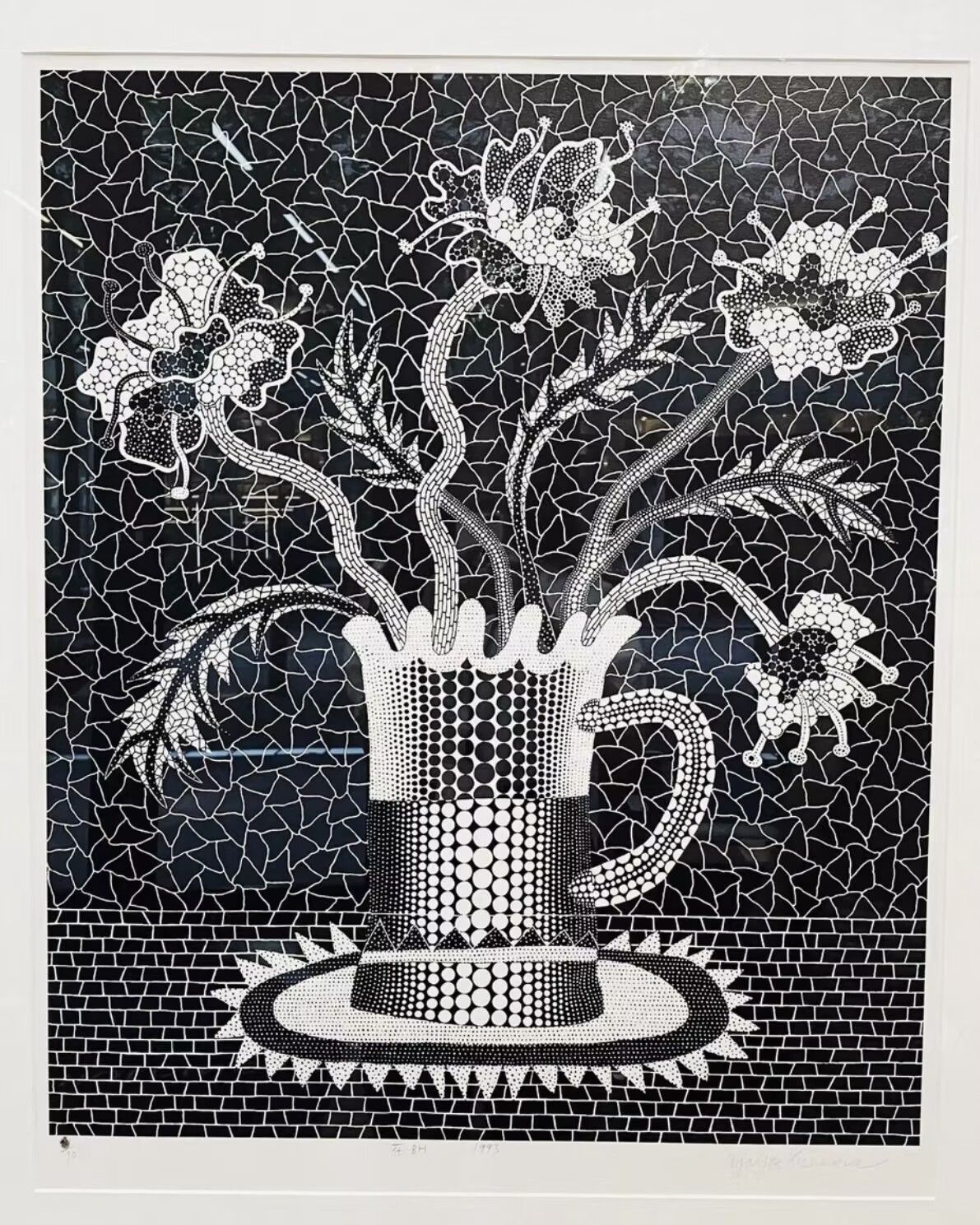 草間彌生 「花 BH」 シルクスクリーン 版画 絵画 - メルカリ