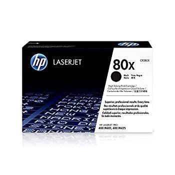 HP NO80XA TONER CARTRIDGE HIGH YIELD BLK