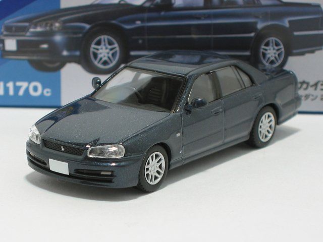 日産 スカイライン 4ドアスポーツセダン 25GT‐X（紺）LV-N170c【トミー