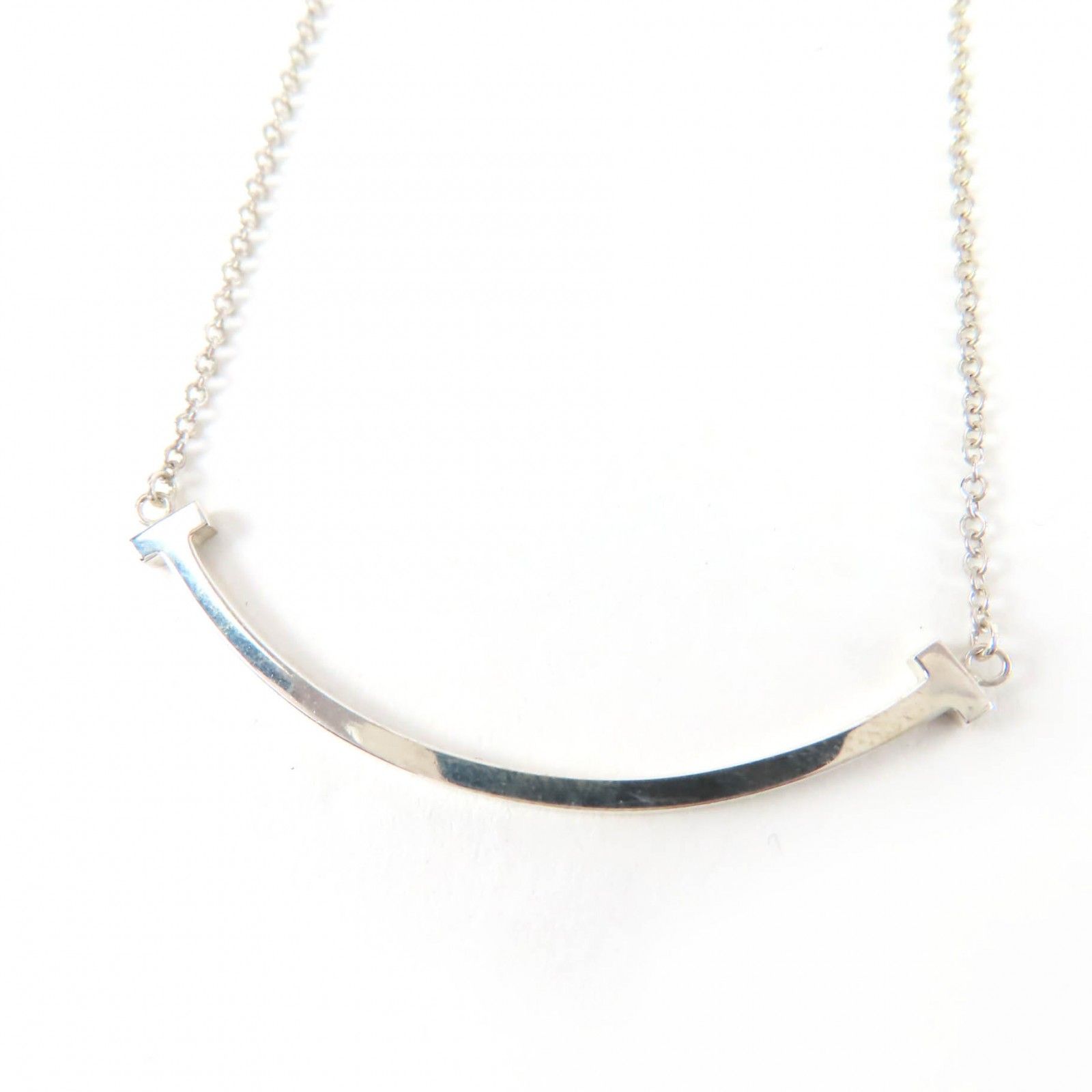 美品☆TIFFANY&Co. ティファニー ティファニーT スマイル 美品☆TIFFANY&Co. ティファニー ティファニーT スマイル