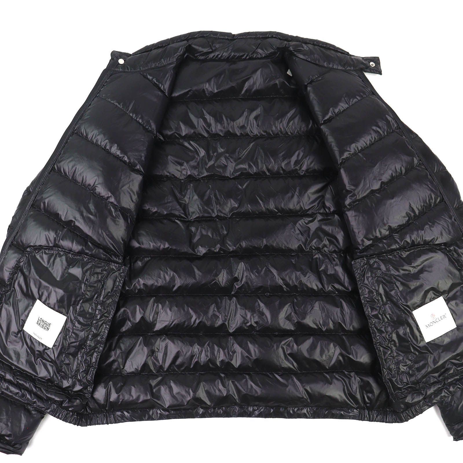 極美品△MONCLER モンクレール ACORUS ロゴワッペン ダブルジップ 