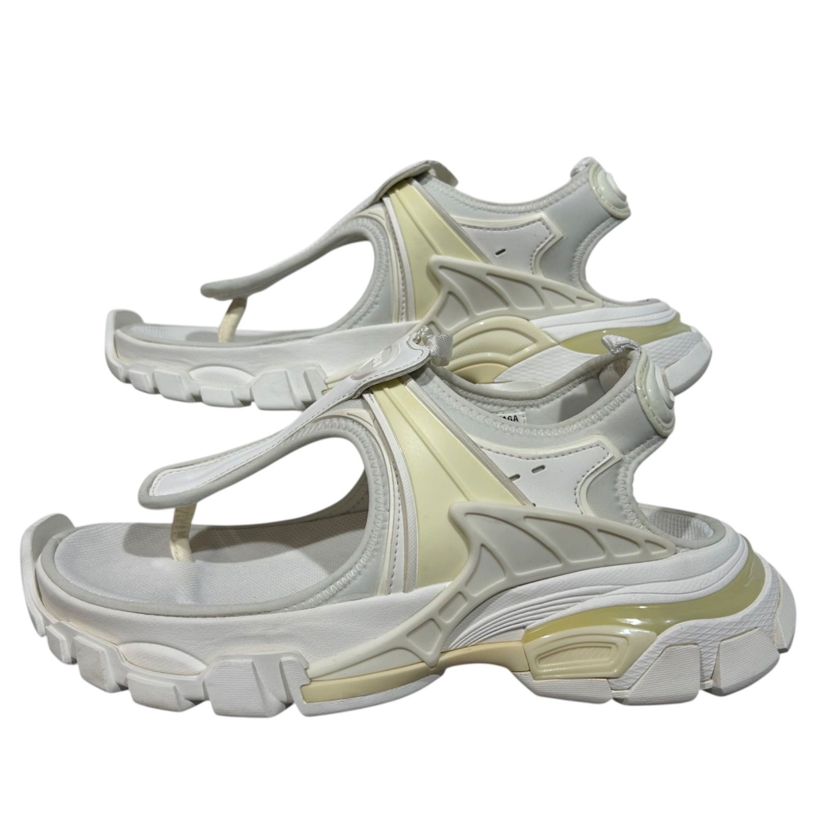 BALENCIAGA バレンシアガ トラックサンダル ホワイト 24㎝ バレンシアガ BALENCIAGA トラックサンダル TRACK SANDAL ホワイト 白