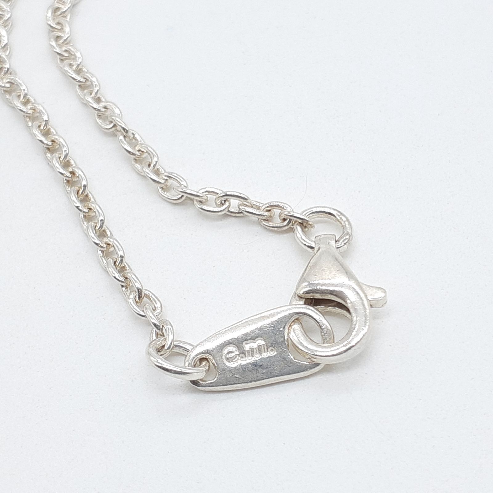 e.m. イーエム ネックレス SILVER 925 シルバー ブラックジルコニア 
