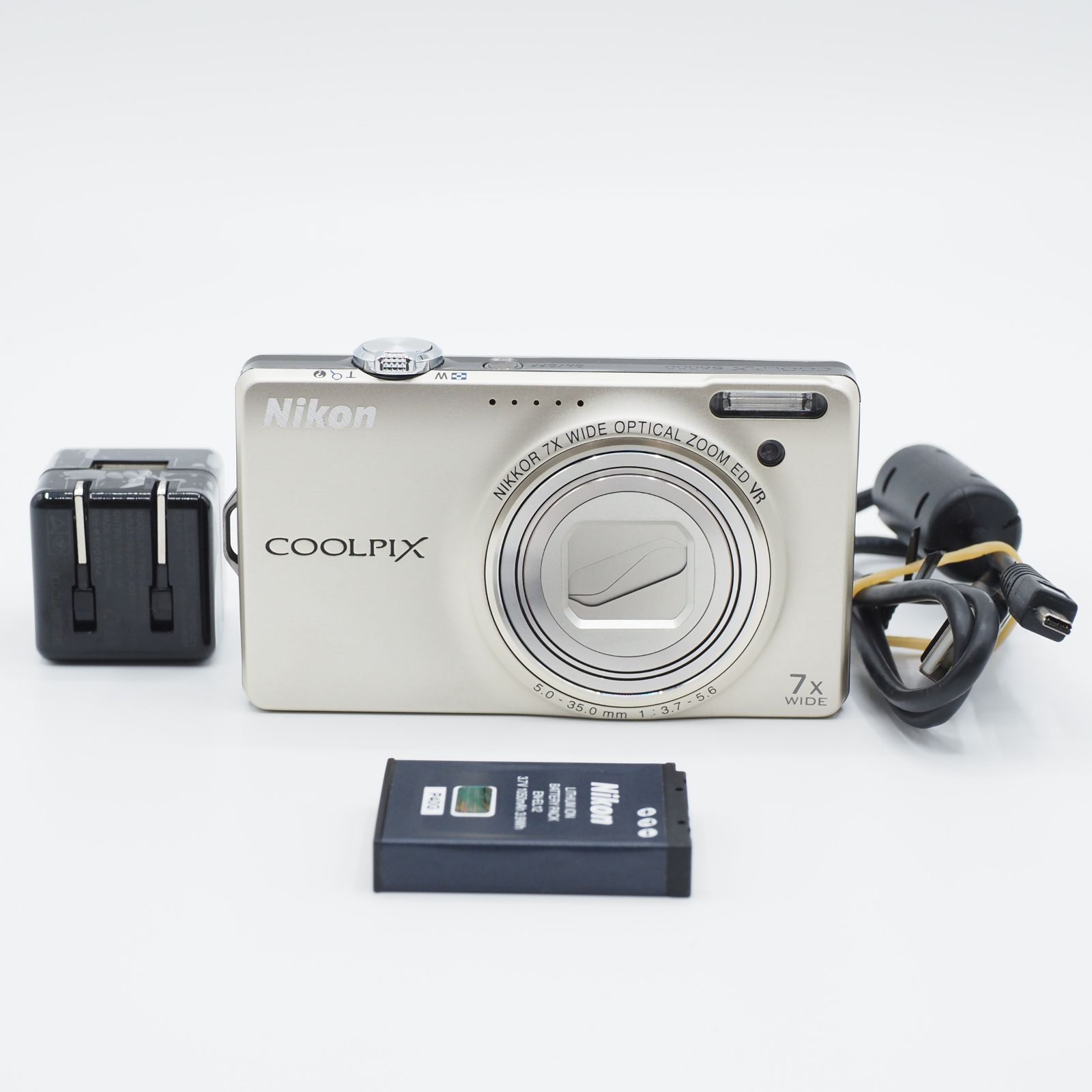 Nikon ニコン COOLPIX S6000 シャンパンシルバー 新品級 #3023 - メルカリ