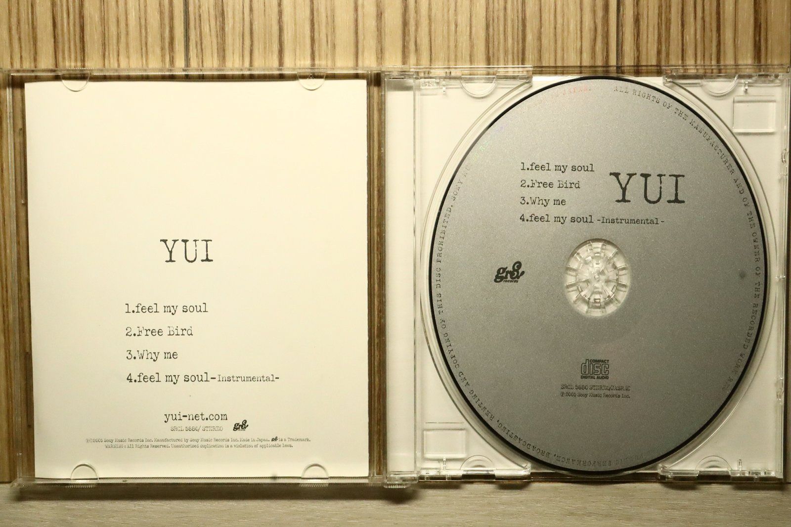国内盤CD☆ユイ/YUI□ feel my soul 【SRCL5880/4988009025292】P51101