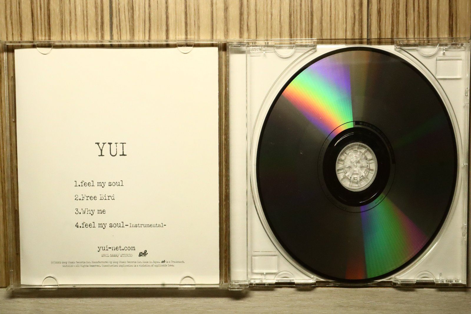 国内盤CD☆ユイ/YUI□ feel my soul 【SRCL5880/4988009025292】P51101